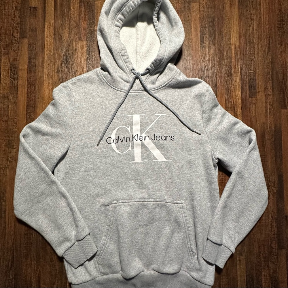Calvin Klein Jeans Light Gray Hoodie